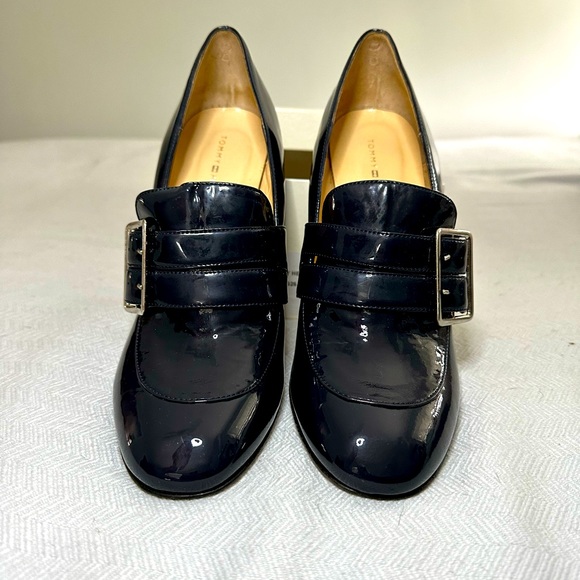 Tommy Hilfiger Starla Navy Heel Size 10 - Picture 2 of 6